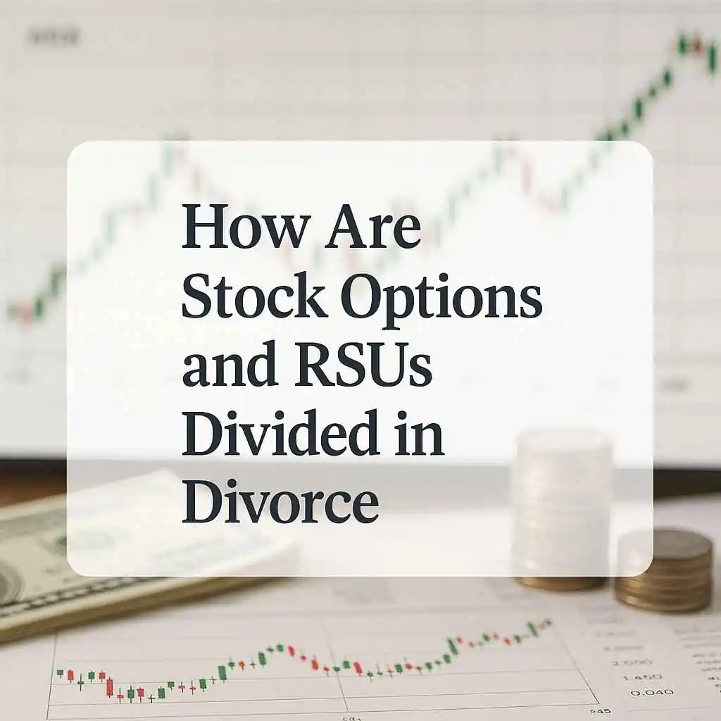 dividing stock options in divorce