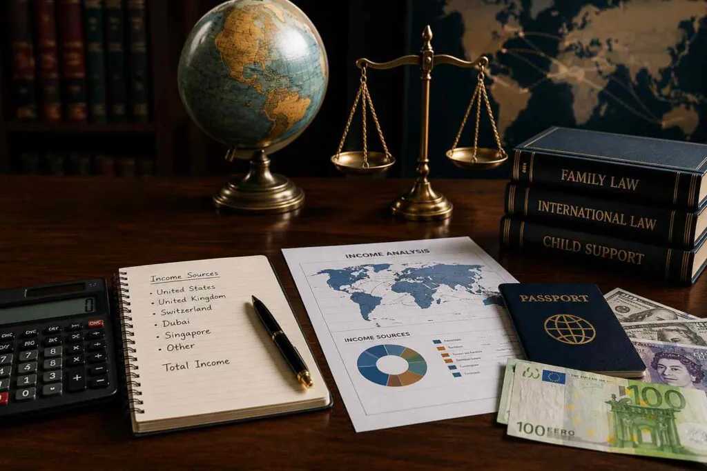 international income child support