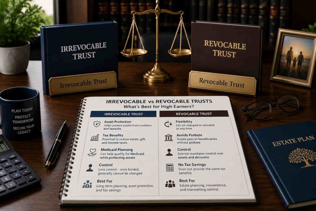 irrevocable vs revocable trust NJ